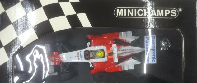 ★1/18 MINICHAMPS ミニチャンプス Panasonic TOYOTA Racing TF106 No.7 R.シューマッハ 2006 ミニカー