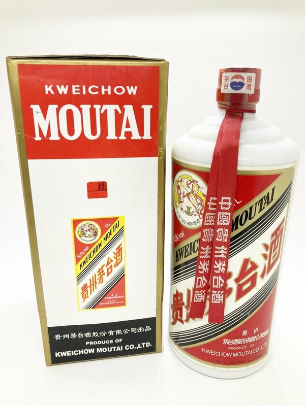 ◆◆【古酒】貴州茅台酒 天女ラベル 2008 マオタイ 箱 冊子 中国酒 中国 1000ml 53％ 1567g 未開栓 oi◆◆