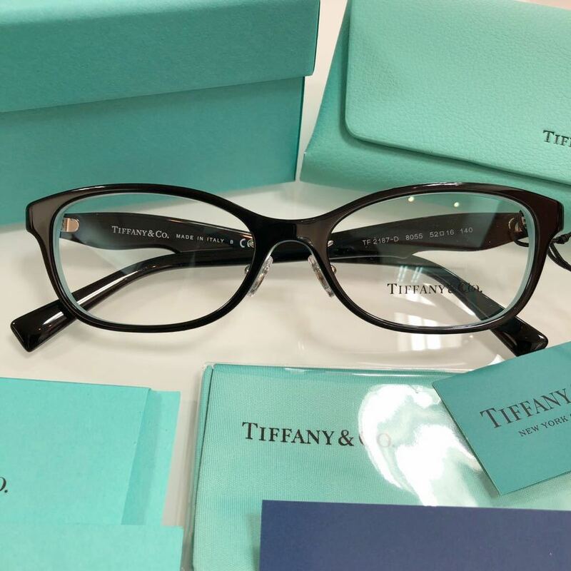 安心の2年間正規保証付き! 定価38,500円 TIFFANY ティファニー TF2187-D 8055 TF2187D TF2187 正規品 新品 メガネフレーム メガネ 眼鏡