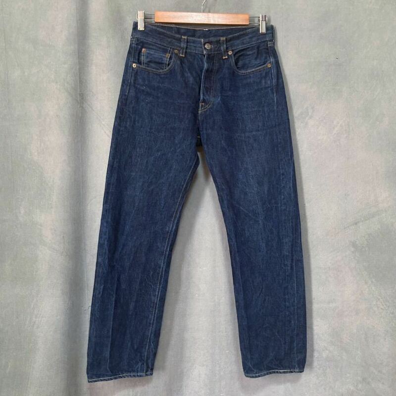 米国製 LEVI'S VINTAGE CLOTHING LVC リーバイス 501XX 66501 ダブルネーム 濃紺 デニムパンツ ジーンズ W29 L34 インディゴ Made in USA