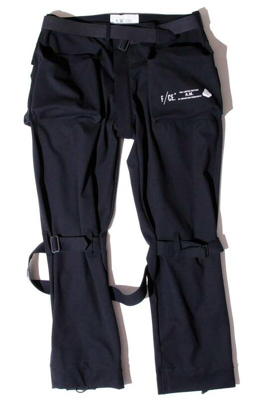 Lサイズ◆F/CE. 10周年 Limited Edition BONDAGE PANTS by MOUNTAIN RESARCH エフシーイー x マウンテンリサーチ ボンテージパンツ 黒