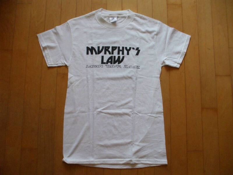即決 MURPHY'S LAW マーフィーズ ロー ジャパン ツアー 2002 Tシャツ 