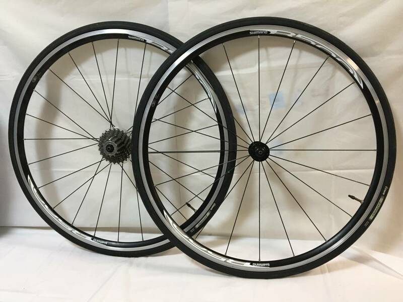 ○P288○自転車 タイヤ　ホイール SHIMANO シマノ WH-R500 Vittoria ZAFFIRO 23-622 700×23c HG CS-5600