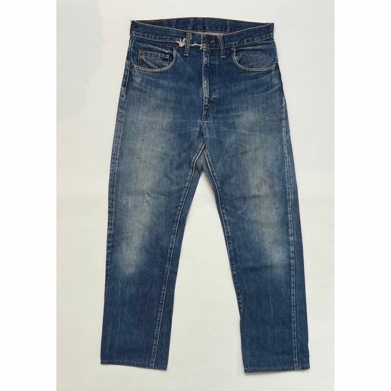 k283 66前期 ビンテージ levi's 505 ボタン裏4 BIGE 42talon デニム パンツ W31 リーバイス ビッグイー vintage