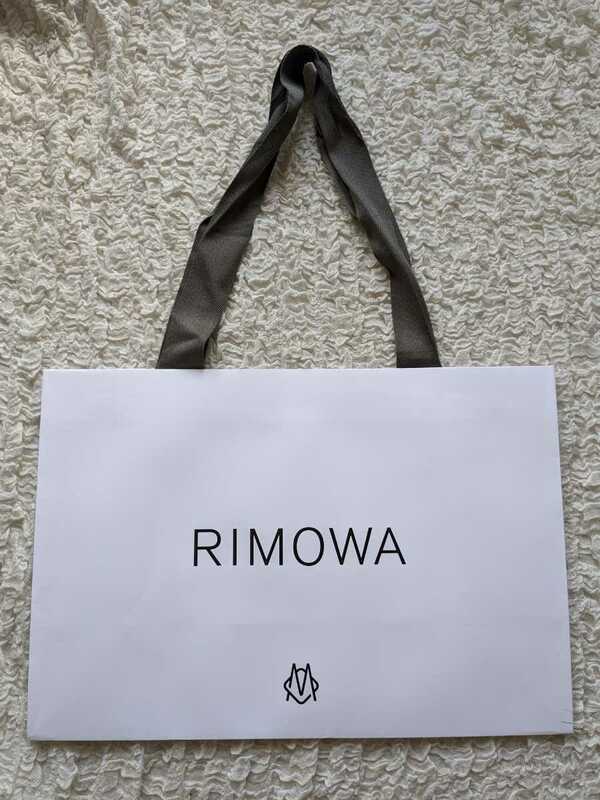 RIMOWA リモワ■ショッパー 紙袋 白 45×31×18cm