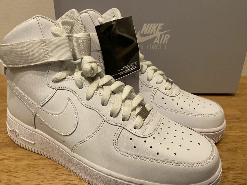 即決28cm NIKE AIR FORCE1 HIGH '07 WHITE ナイキ エア フォース 1 AF1 HIGH '07 ホワイト スニーカー cw2290-111 US10 新品国内正規