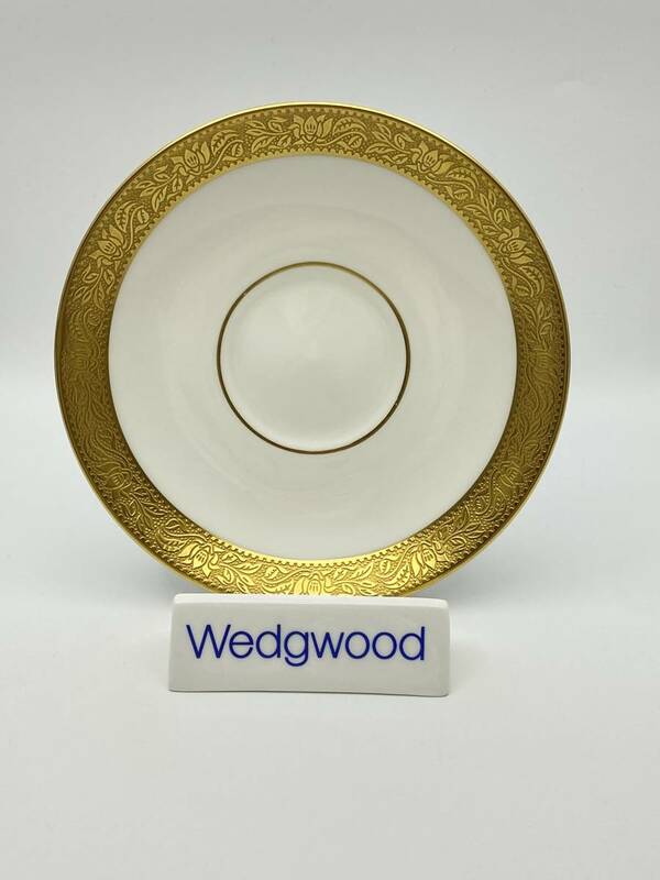 ＊レア＊ WEDGWOOD ウェッジウッド ＊RARE＊ ASCOT Gold Brim Tea Saucer アスコットゴールドブリム ティーソーサー W4223 *A235