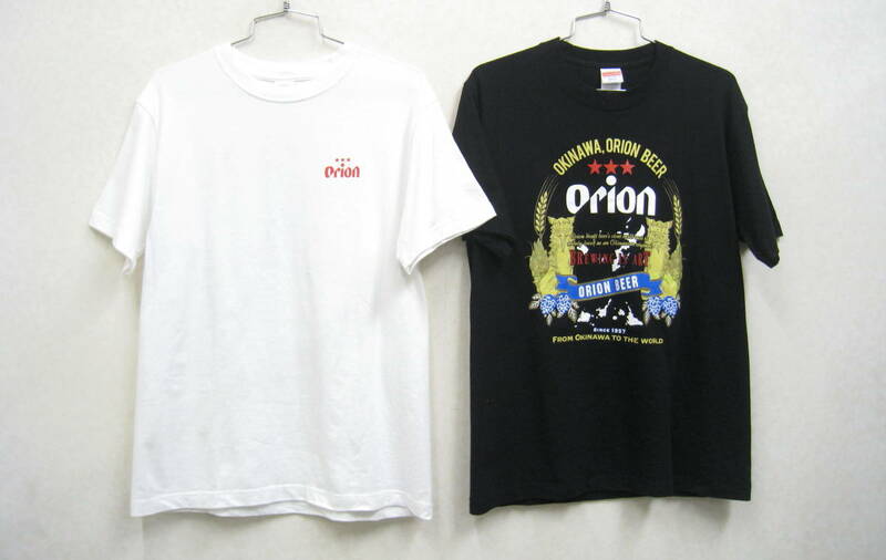 美品◆orion BEER オリオンビール 沖縄 Tシャツ 2枚セット サイズM