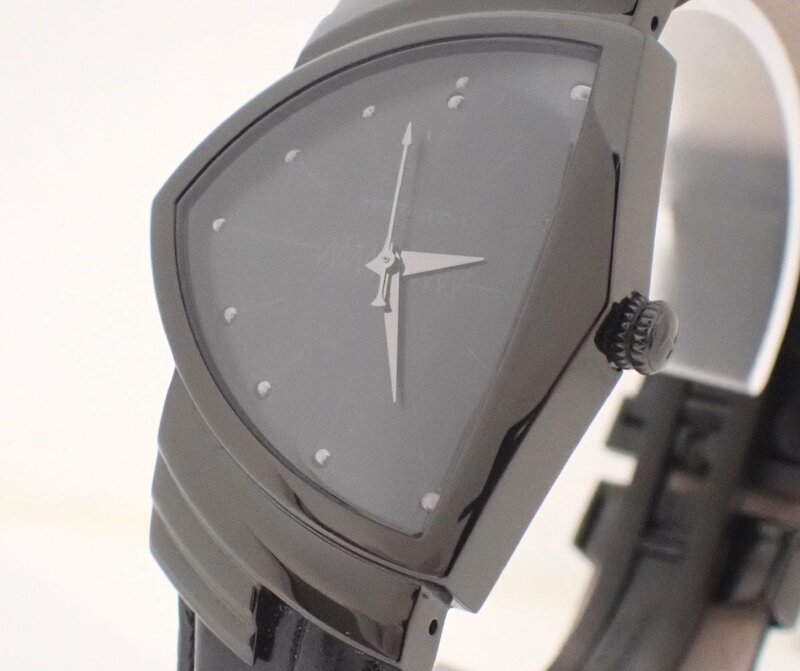 定価11万円新品 HAMILTON(ハミルトン) ベンチュラ PVD H244010 クオーツ メンズ時計