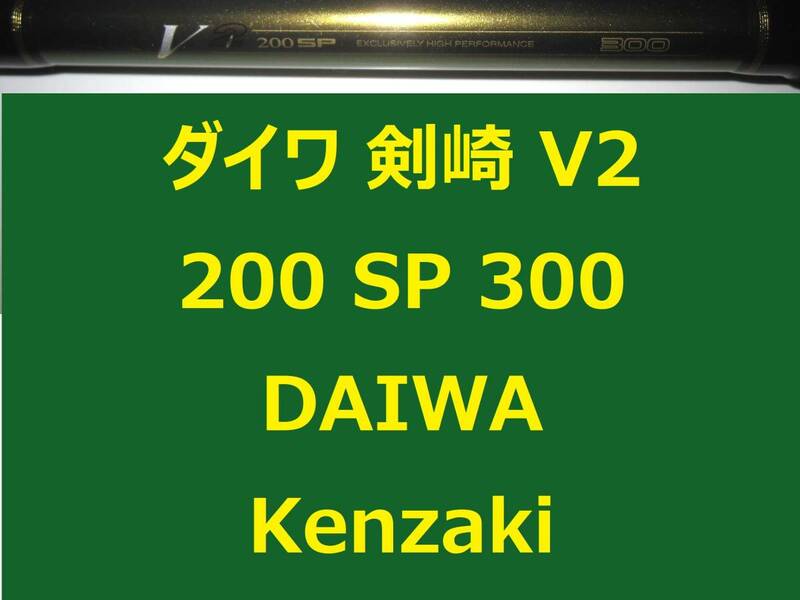 ダイワ 剣崎 V2 200号SP 300 並継 DAIWA Kenzaki