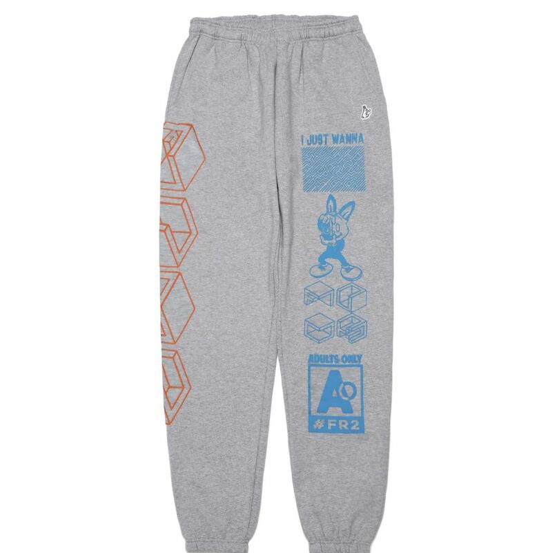 ■完売品■新品■FR2■EXPLICIT Sweat Pants■Lサイズ■グレー■スエット■迅速発送■エフアールツー■スエットパンツ■