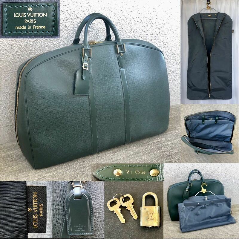 フランス ルイ・ヴィトン本店購入★タイガ エランガ アン ポッシュ エピセア M30104 / LOUIS VUITTON★ボストンバッグ ガーメントケース 鞄