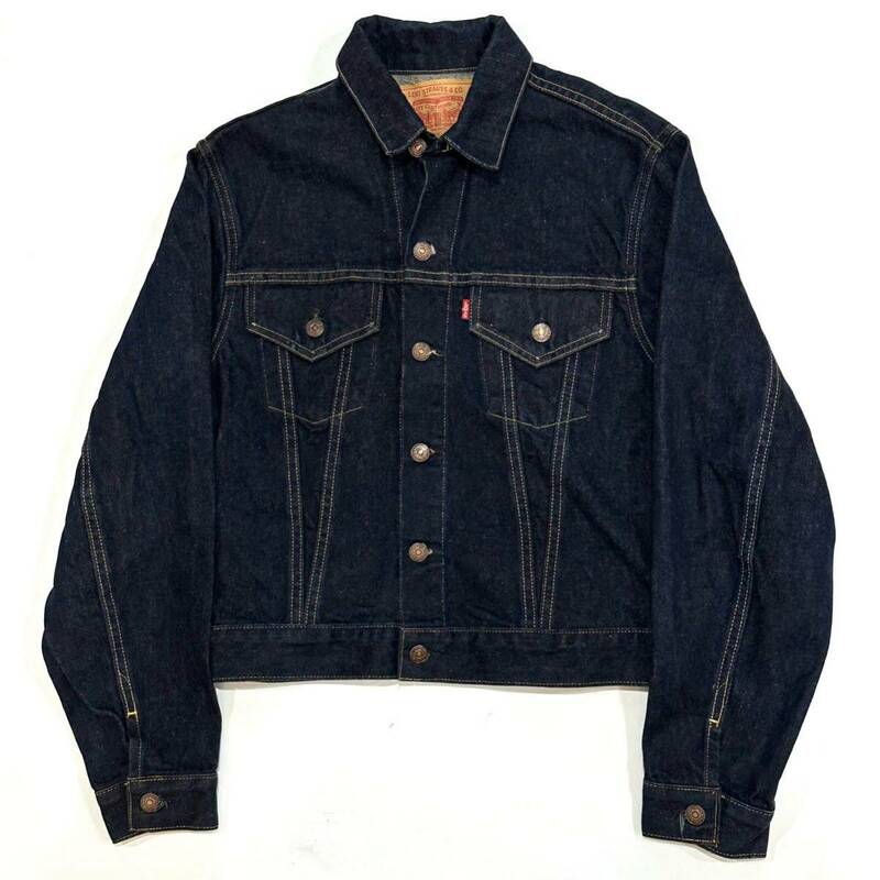 濃紺!!バレンシア USA Levi's 60s復刻 70557 0006 557XX 3rd Gジャン(36) bigE トラッカー ジャケット リーバイス 米国製 ビンテージ