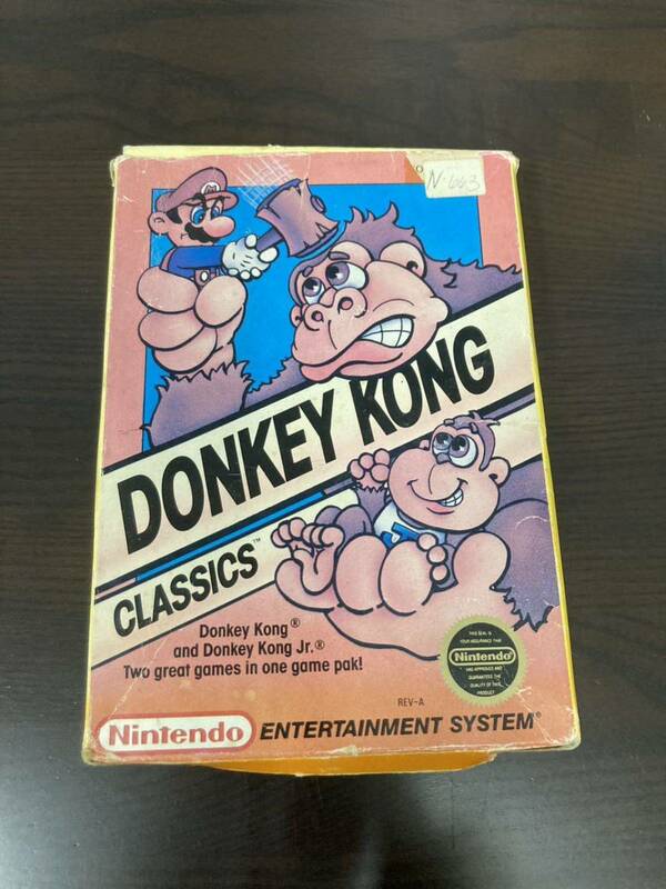 【希少！】ドンキーコング クラッシック 海外版 Donky Kong Classics NES ファミコン FC Nintendo 任天堂 レトロゲーム 当時もの