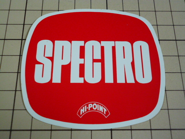 正規品 SPECTRO HI-POINT ステッカー (79×71mm) HI POINT ハイポイント