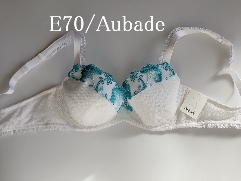 E70☆Aubade オーバドゥ フランス高級下着　プッシュアップブラ