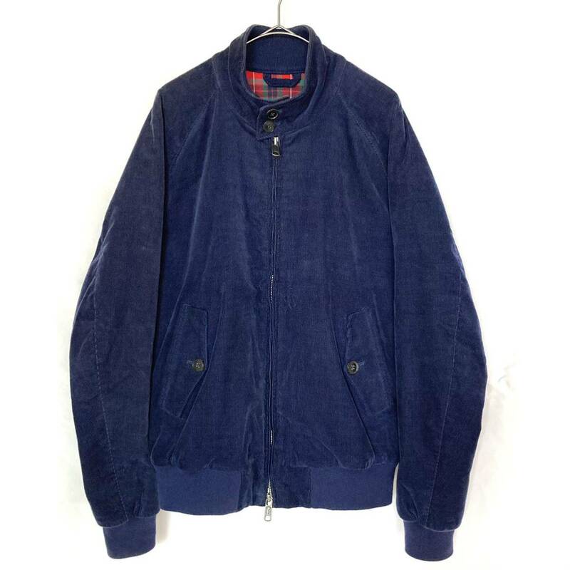 ★BARACUTA G9 ネイビー コーデュロイ 38 バラクータ スウィングトップ ハリントンジャケット メンズ アウター ブルゾン イギリス 古着