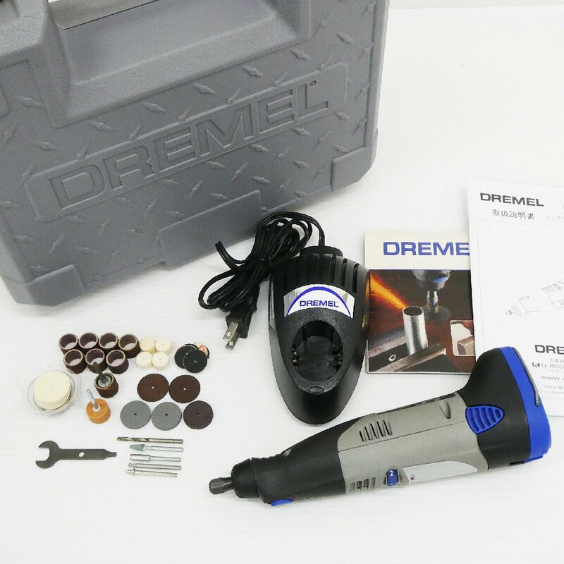 ○DREMEL ドレメル バッテリー式 ロータリーツール　Model800 ケース付き 研磨 電動工具