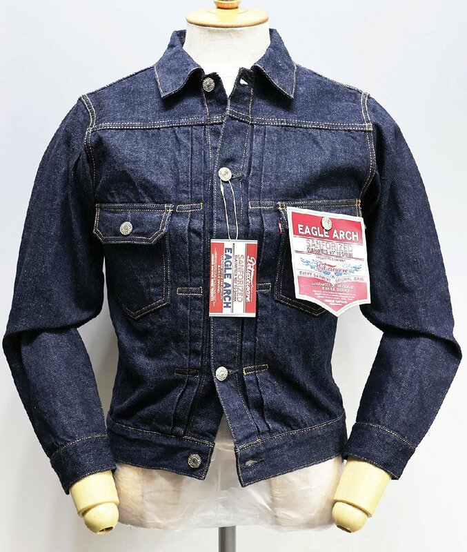 Deluxeware (デラックスウエア) DX4017...2ND DENIM JACKET / セカンド デニムジャケット 未使用品 size 36(S) / ジージャン