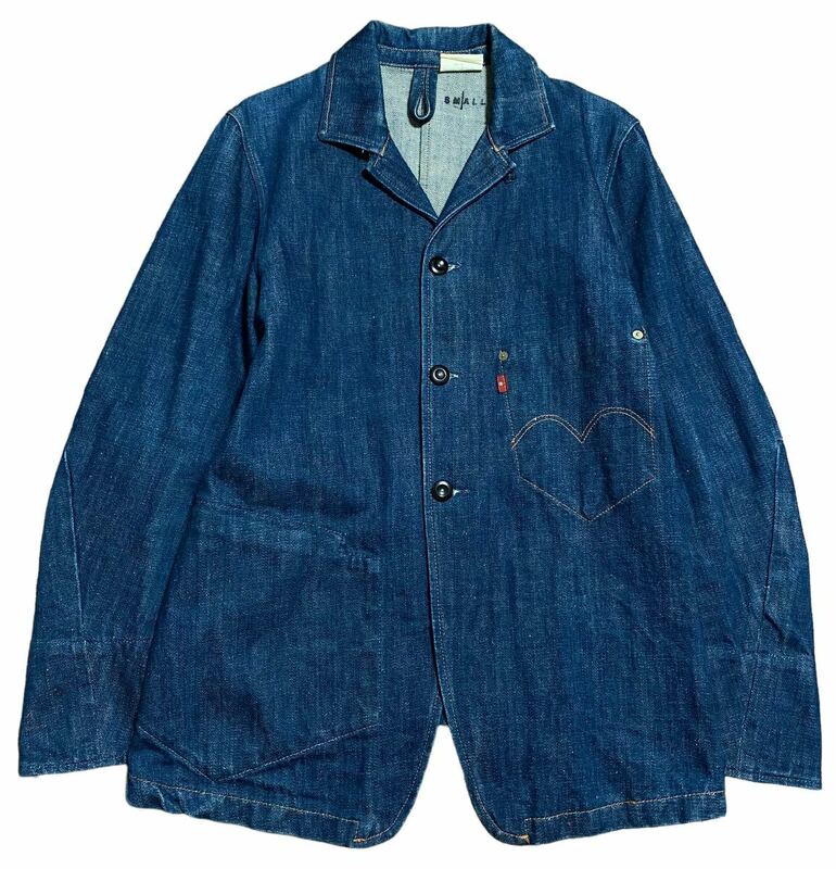 チュニジア製 LEVIS RED 1st COAT リーバイス レッド 立体裁断 デニムジャケット S