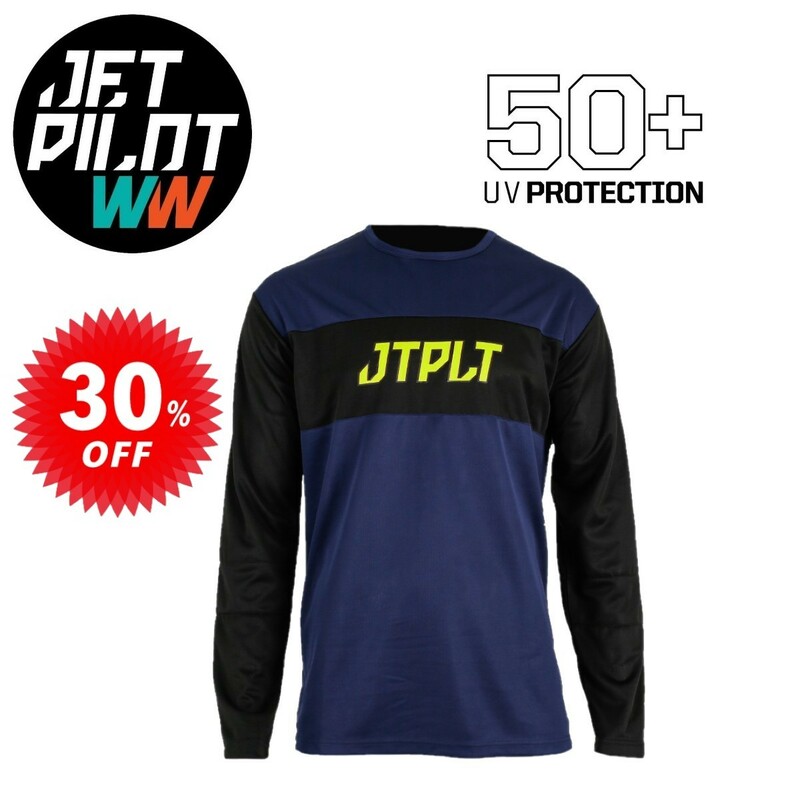 ジェットパイロット JETPILOT ラッシュガード セール 30%オフ 送料無料 RX L/S ハイドロ レース ジャージ JA21616 ネイビー M