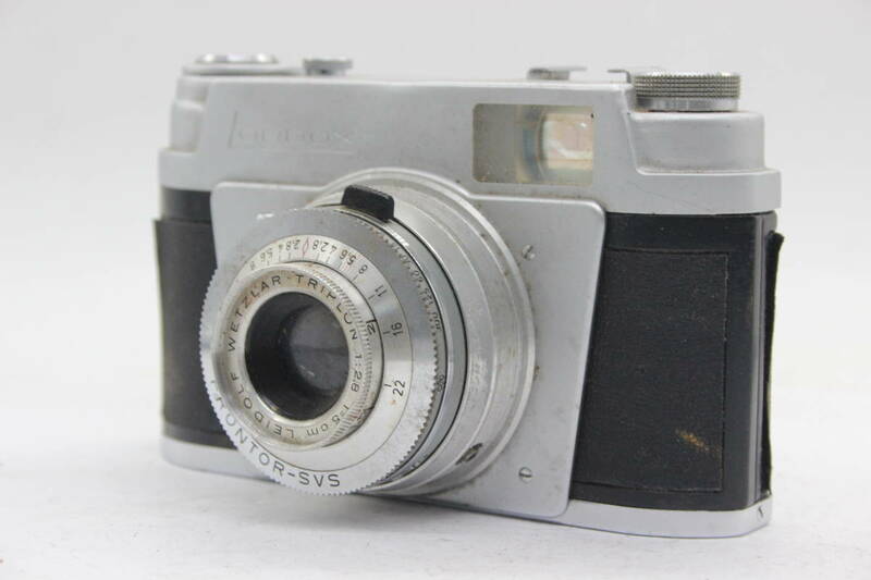 【訳あり品】 Lordox Leidolf Wetzlar Triplon 5cm F2.8 レンジファインダー カメラ s3861