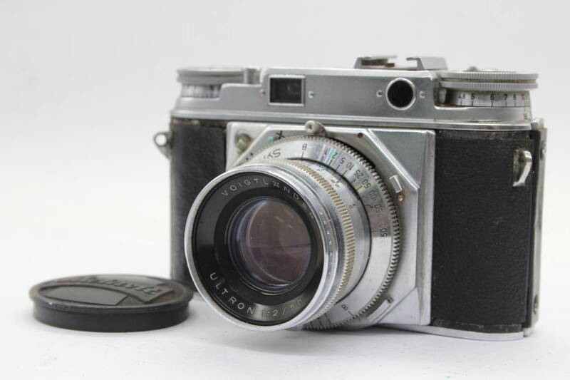 【訳あり品】 フォクトレンダー Voigtlander Prominent Ultron 50mm F2 カメラ s4762