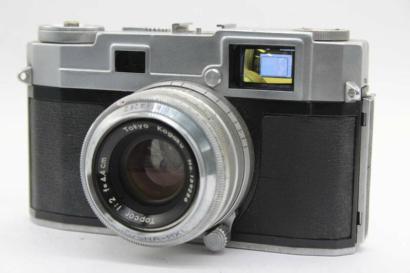 【返品保証】 トプコン TOPCON 35-L ダブルストローク Topcor 4.4cm F2 レンジファインダー カメラ s5045