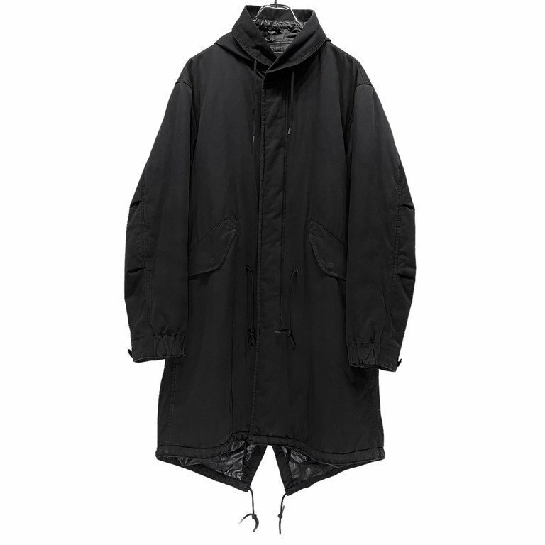 S'YTE Yohji Yamamoto 【men3490I】 18AW Cotton Twill Padded Mods Coat コットンツイル中綿モッズコート ジャケット Pour Homme AR