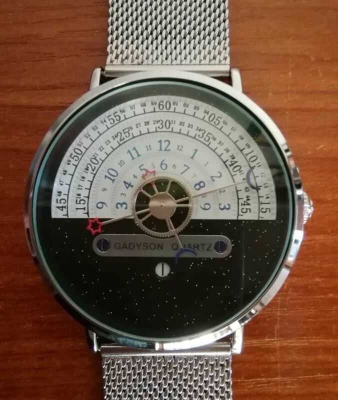 【GADYSON クォーツ式　メンズ腕時計　新品未使用稼働品　定形外　レターパックライト】