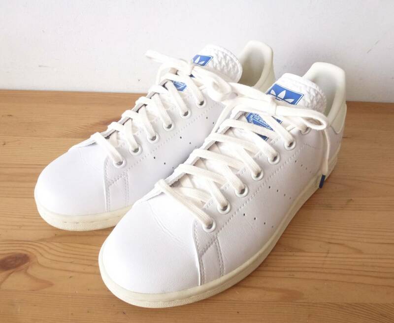 美品 アディダス adidas STAN SMITH スタンスミス 白 レザー 25cm 即決あり！