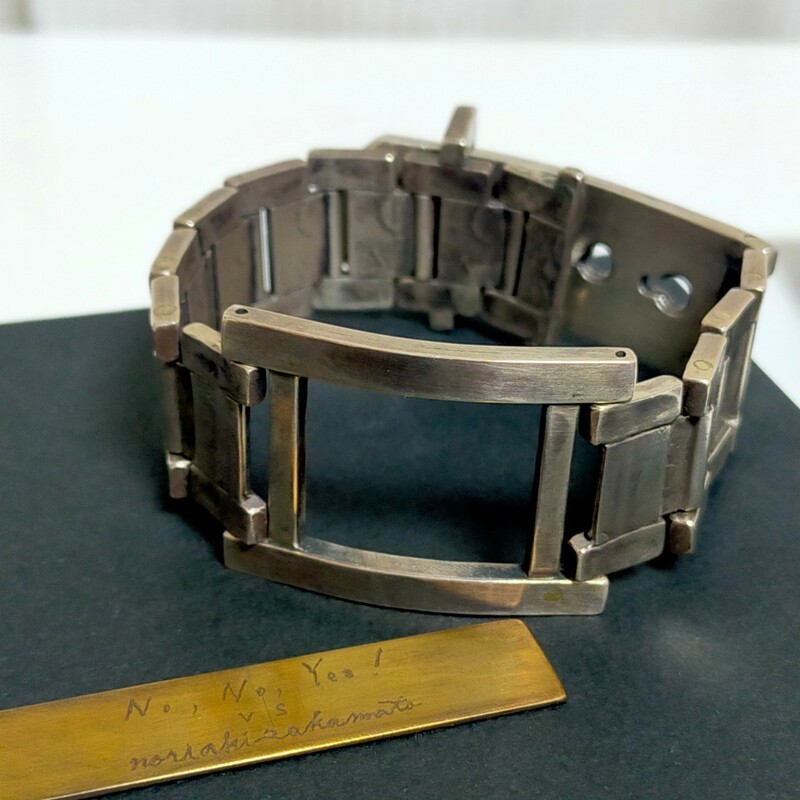 No,No,Yes ! ノーノーイエス Watch Bracelet RIKYU SV950 ウォッチブレスレット 20mm silver950 シルバー