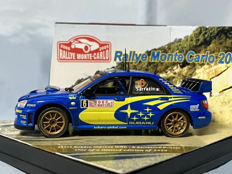 ビテス製　　スバル　インプレッサ　　WRC 2005年 モンテカルロ　ラリー　　　1/43