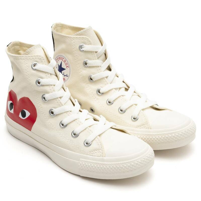 【新品】 コムデギャルソン COMME des GARCONS コンバース CONVERSE ALL STAR コラボ ブラック 白 25cm