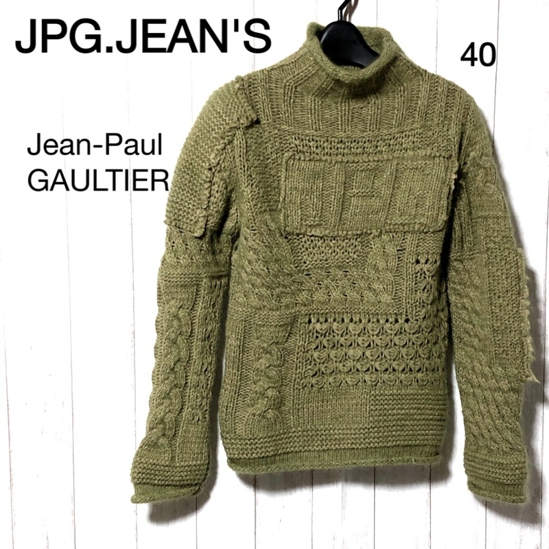ジャンポールゴルチエ ニット 40/JPG JEANS BY GAULTIER/JEAN PAUL GAULTIER ハイネックセーター