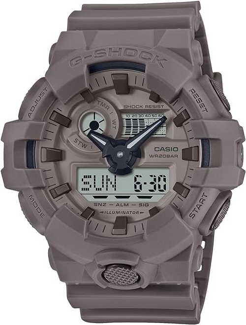CASIO カシオ 腕時計 GA-700NC-5AJF メンズ　ブラウン　アナログ×デジタル