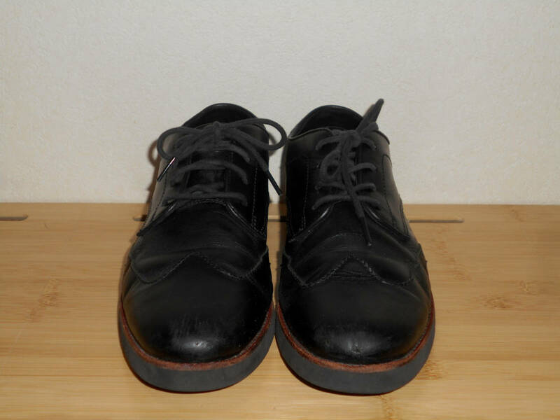 ティンバーランド 　Timberland　 本革 レザーシューズ　 ウィングチップ革靴　黒　サイズ　25,5cm 　　（２B　ハ