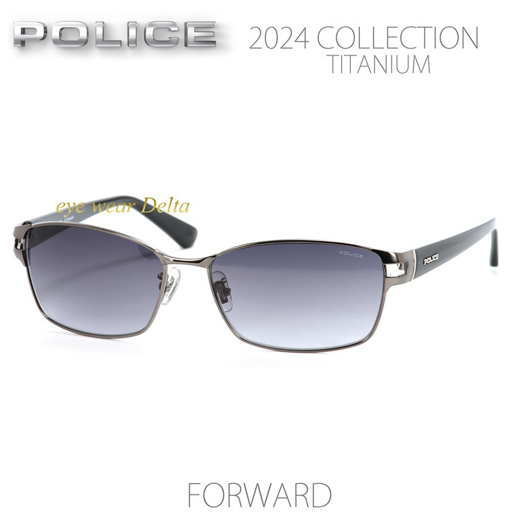 POLICE ポリス サングラス 2024年モデル SPLM28J-0568 国内正規代理店品 メンズ 人気サングラス UVカット