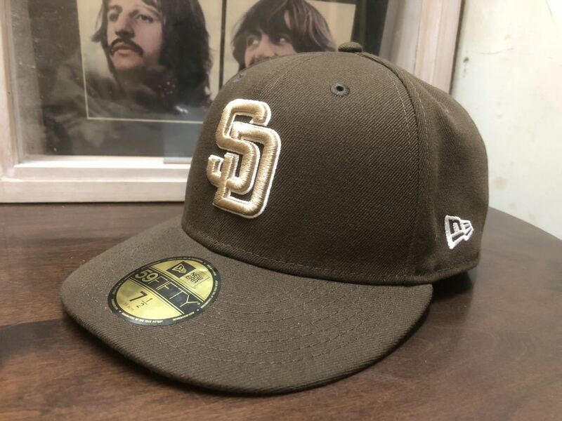 NEW ERA 59FIFTY MLB Walnut サンディエゴ・パドレス キャップ ニューエラ 帽子