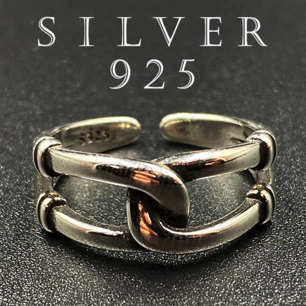 カレッジリング シルバー925 印台 リング 指輪 silver925 57 F
