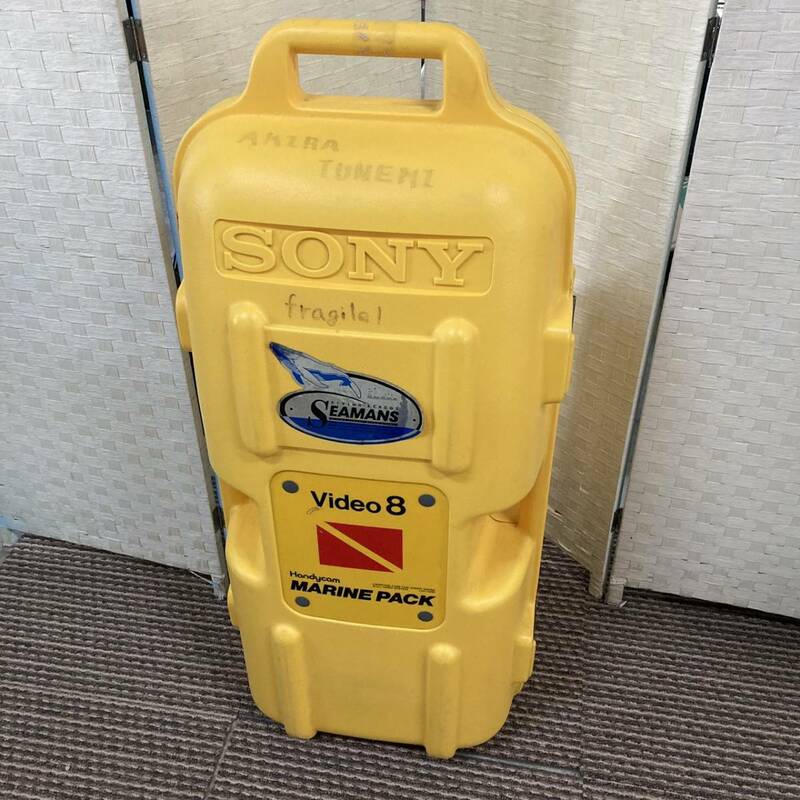 SONY ソニー Video8 MPK-V88 Handycom MARINE PACK 水中カメラ ハードケース付き ジャンク扱い 動作未確認 現状品/122-02