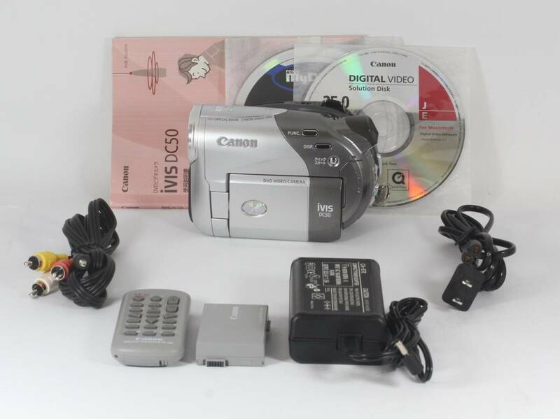 b★キヤノン Canon iVIS DC50 DVD方式 動作確認済み