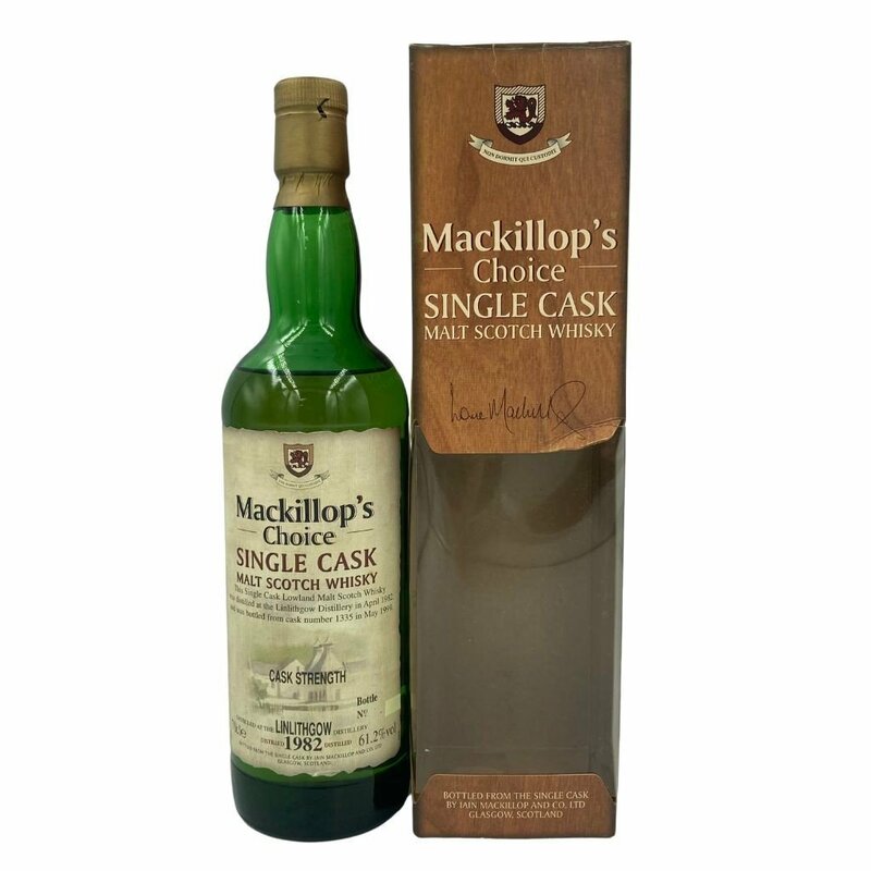マキロップチョイス リンリスゴー 1982-1999 700ml 61.2％ Mackillop's Choice Linlithgow【B3】