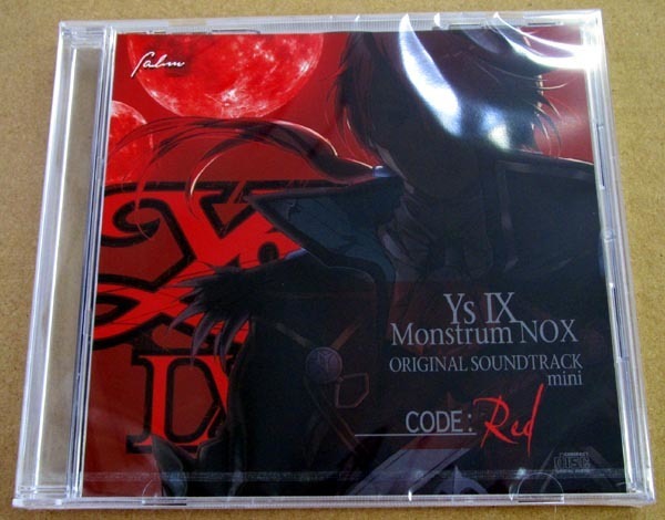 新品 PS4 イースIX 予約特典 オリジナルサウンドトラックミニ CODE:RED イース9 Monstrum NOX モンストルム・ノクス サントラCD