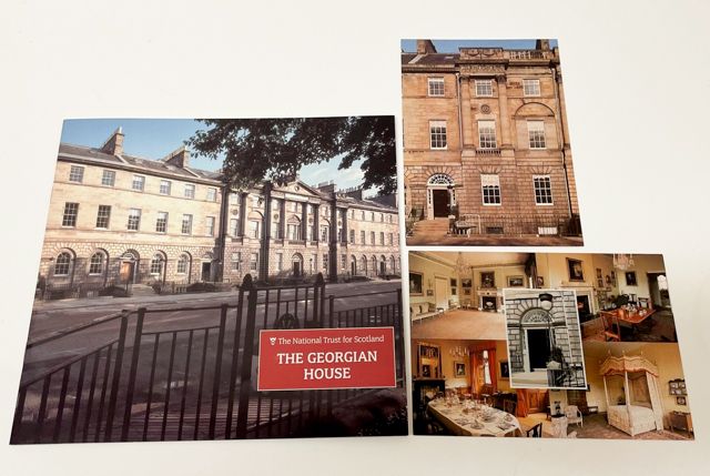 英国 ナショナルトラスト Georgian House ジョージアン・ハウス ガイドブック 図録 ポストカード 絵葉書 ２枚 セット 本 アンティーク 建築