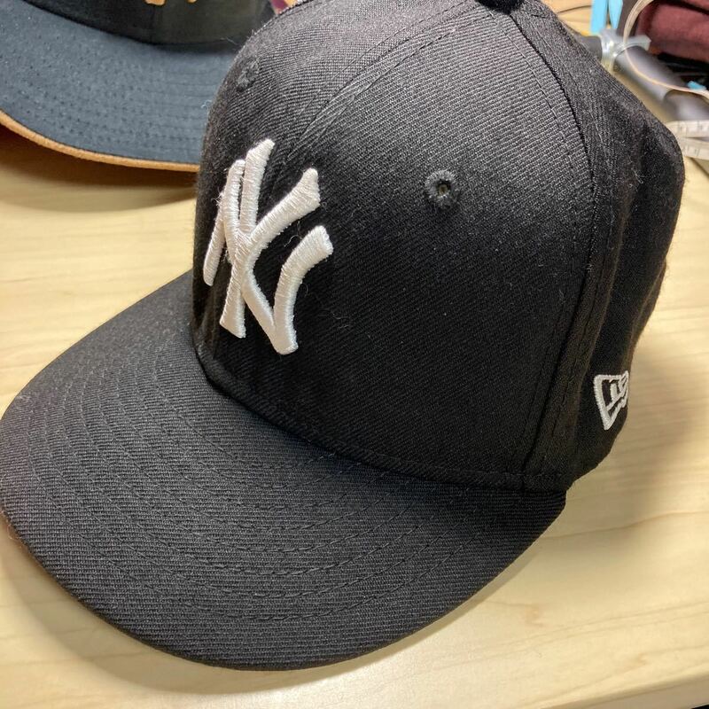 ニューエラ　ニューヨークヤンキース NEW ERA YOUTH キャップ ブラック 帽子 シンプル　野球帽　黒　ブランド　メンズ　定番　NY