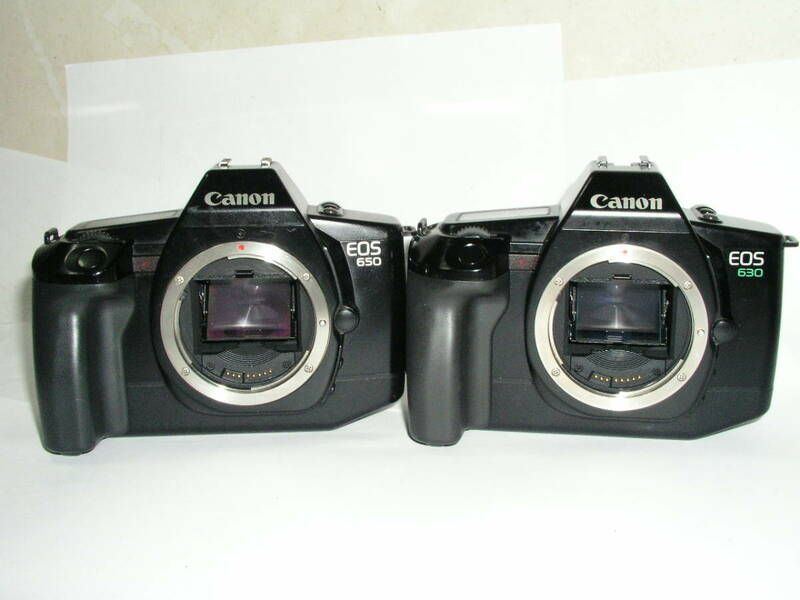 5401●● Canon EOS 630(最高約5コマ/秒) + 650 ボディx2台で ●17536