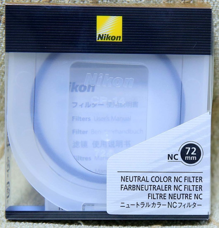 NIKON（ニコン）72mm 純正ニュートラルカラーNCフィルター　未使用