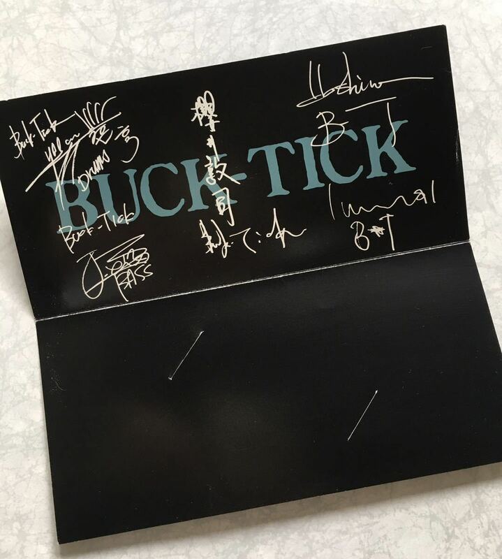 即決 BUCK-TICK FC入会時の会員カードシート