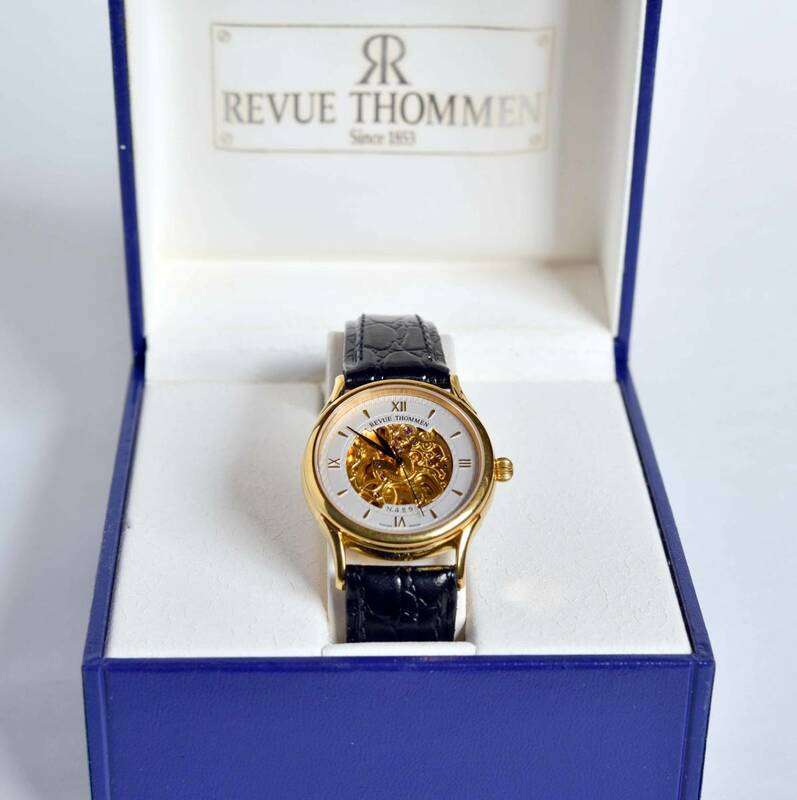 REVUE THOMMEN 　(レビュートーメン) 　No429　自動巻き機械式腕時計　　美品　元箱